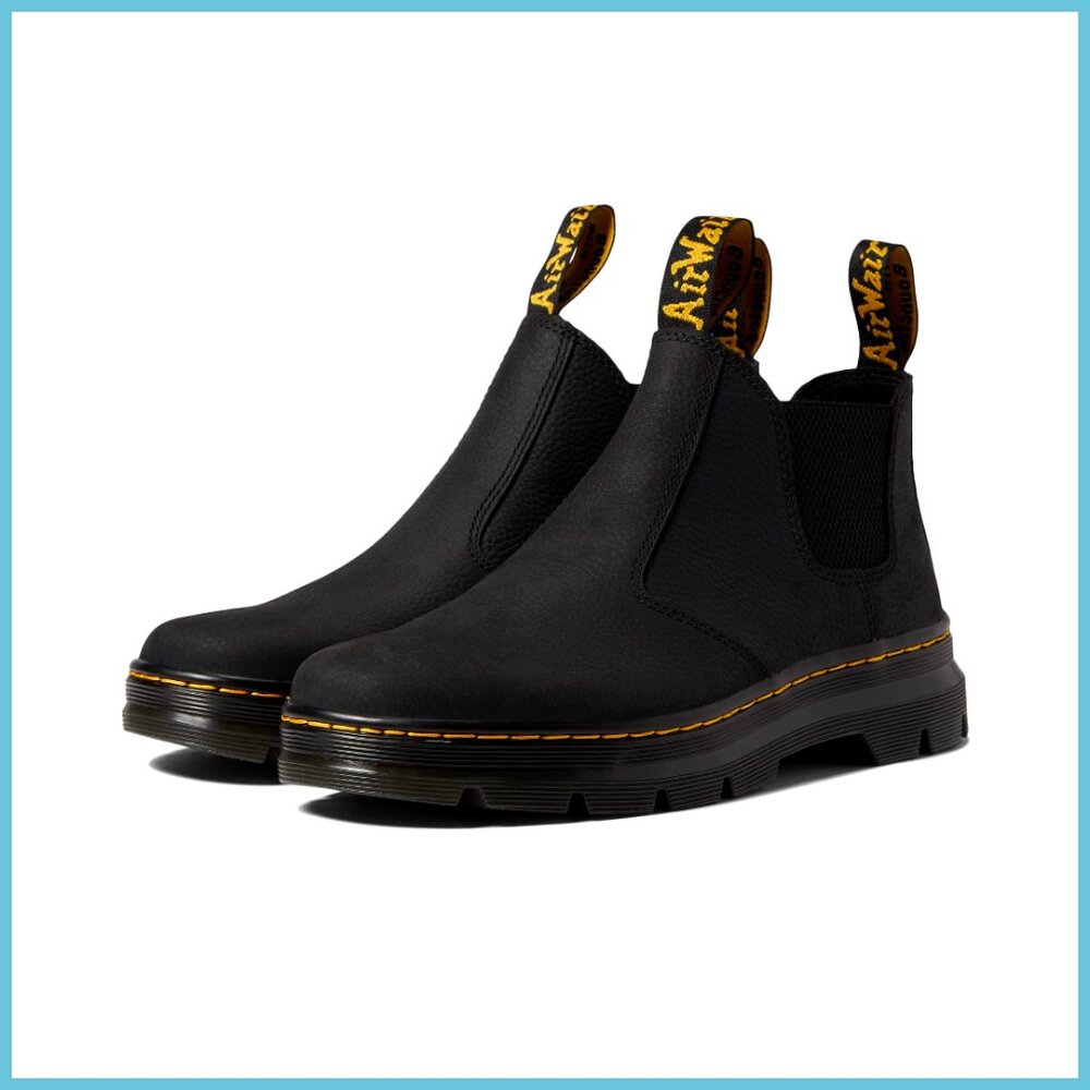 Leather Chelsea Boots with Faux Fur Lining, Ankle Height